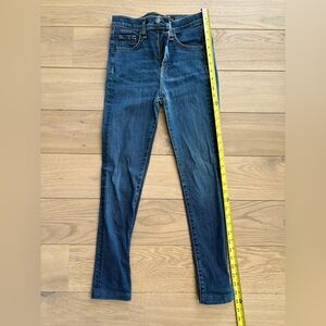 Women's Dark Blue Stretch Skinny Jeans